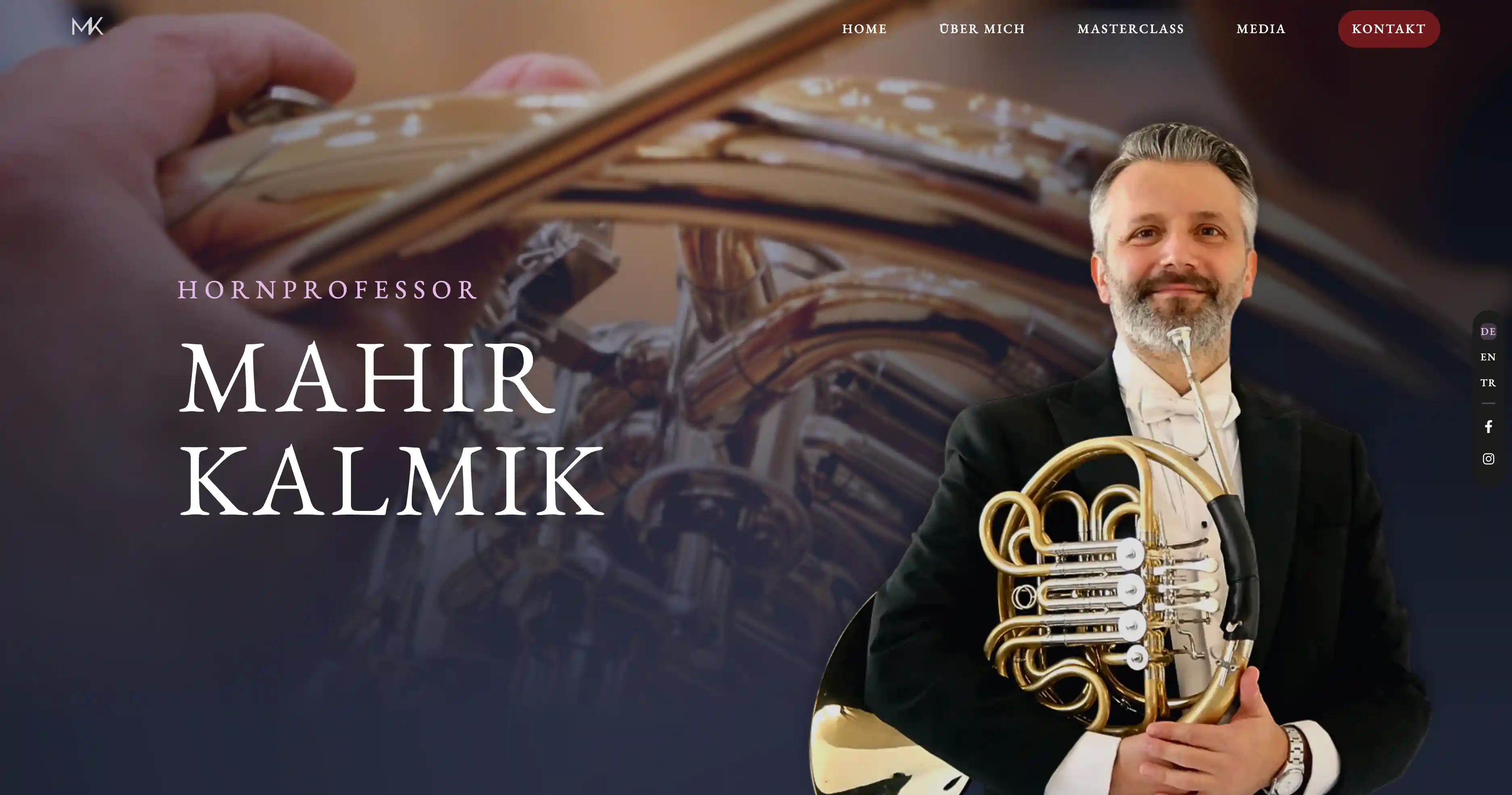 mahirkalmik.com website screenshot